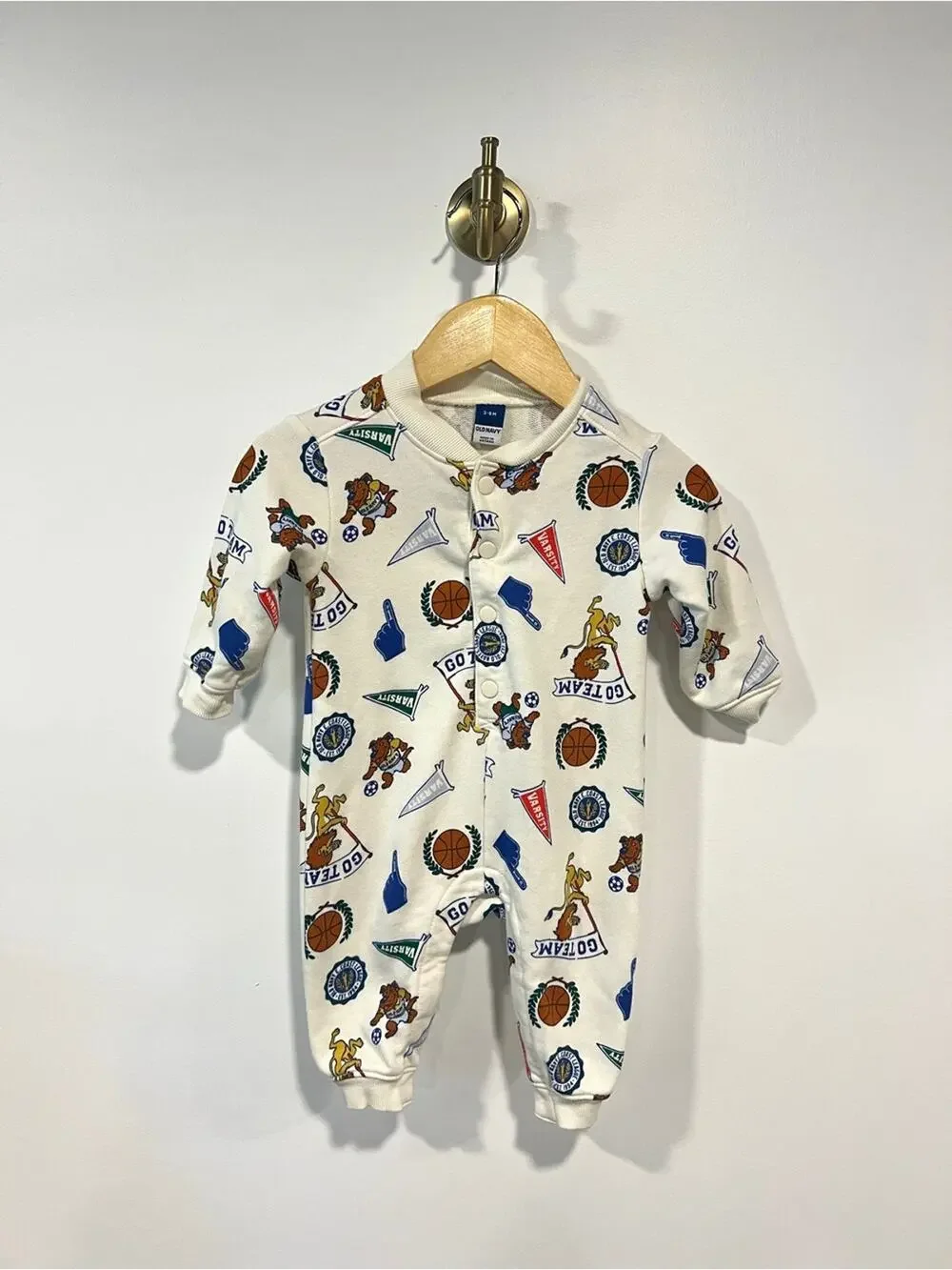Old Navy Baby Basketball Sports One Piece Romper Outfit
